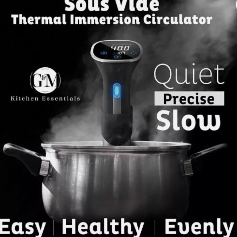 G&M Kitchen essentials immersion Cooker Digital Circulator Timer Stainless Steel